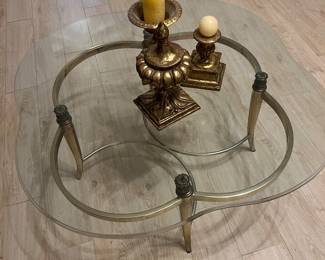Gold/Glass Coffee table 