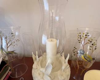 HURRICANE LAMP SET