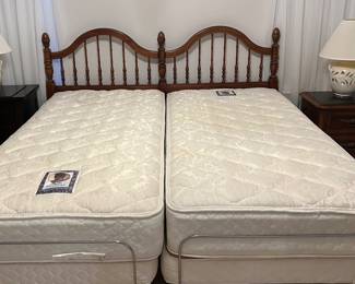 AVAILABLE FOR PRESALE- King headboard with Mattress Set
