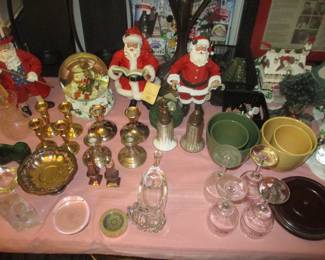 Christmas and glassware 