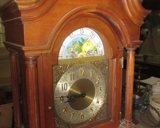Colonial grandfather clock 
