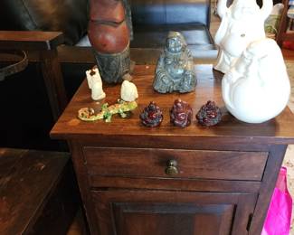 Side Table - Collection of Buddha's 