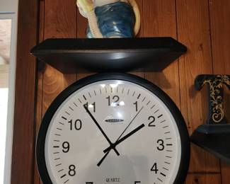 Wall Clock - Lots of Wall Shelving-,Rabbit Pitcher