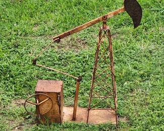 Vintage Metal Oil Rig