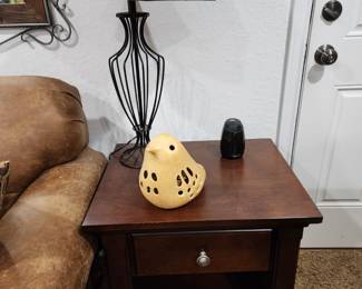 End Table with 1 Drawer - Table Lamp