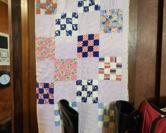 Vintage Handmade Quilt 