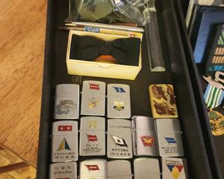 Military collected lighters