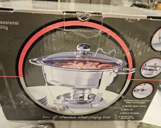 New chaiffing dishes