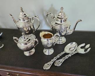 Reed & Barton silverplate tea set