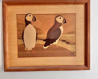 Inlaid Puffin picture 