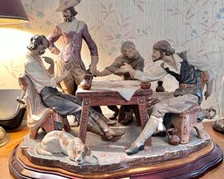 Lladro figural group 