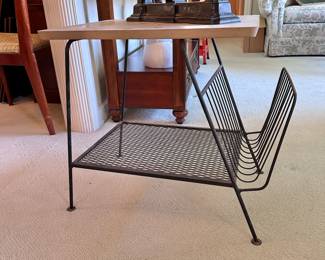 Vintage wire end table