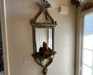 Large mirror sconce