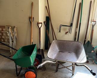 Garage (wheelbarrow sold)