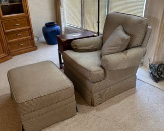 Occasional chairs with ottoman (2 available )