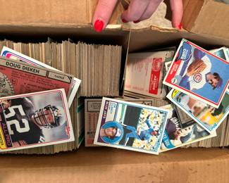 Baseball and football cards 