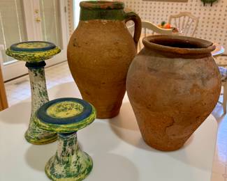 Designer terracotta vessels 