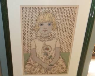 Cicada Romney etching