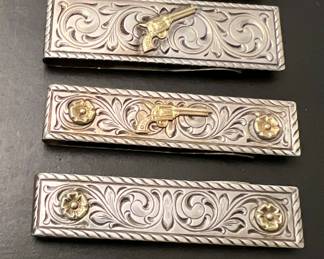 Hickok Sterling Silver Money Clips