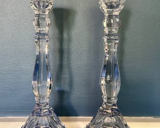 Tiffany & Co. Crystal Candlesticks