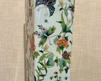 Tall Butterfly Vase