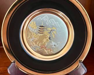 Original Chokin Collection Decorative Plate