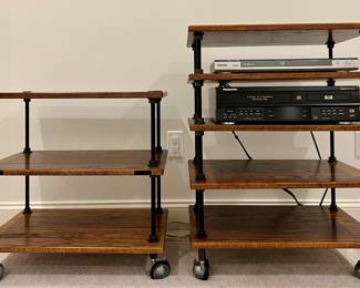 (2) Salamander Design Shelves