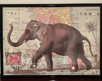 Map of India Framed Print