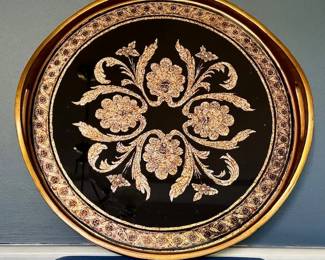 Robert M. Weiss (Hand Made in Peru) Handled Serving Tray