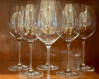 (6) Wine Glasses 
