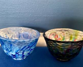 Mini Art Glass Bowls