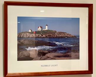Nubble Light Framed Photograph