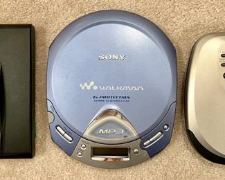 Sony Discman, Sony Walkman & Panasonic Portable CD Player