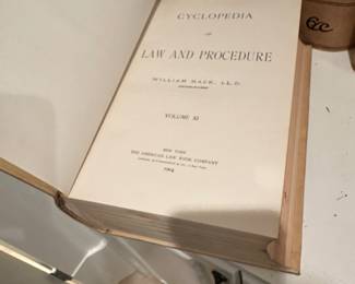 Antique law books