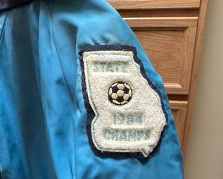 Vintage 1984 Lovett State champs varsity jacket 