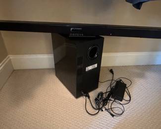 Samsung sound bar & subwoofer