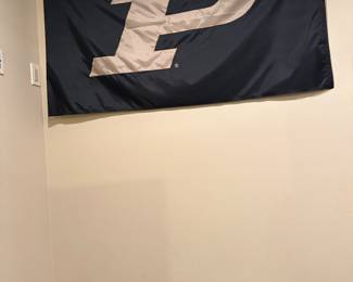 Purdue embroidered flag