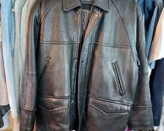 Leather men's jacket