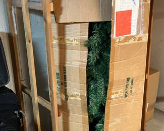ARTIFICIAL CHRISTMAS TREES-MORE IN THE GARAGE