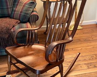 ROCKING CHAIR CAME OVER FROM SWITZERLAND IN THE 1850'S BY FAMILY ANCESTORS