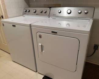 MAYTAG WASHER AND ELECTRIC DRYER