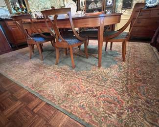 Approximately 9 x 12 oriental carpet