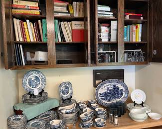 More china and cookbooks