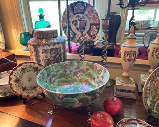 Wonderful porcelain platters and bowls