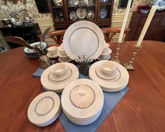 Lovely service for 12 approximately 68 pieces of Lennox and the Priscilla pattern