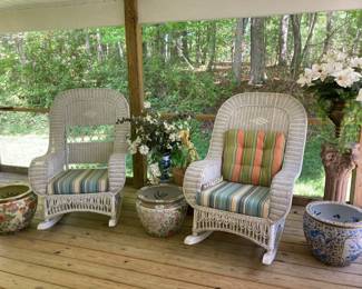Wicker rockers