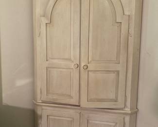 1 of 2 corner cabinets