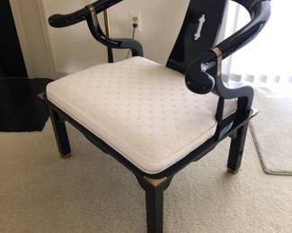 Century Chair black lacquer Ming chair 