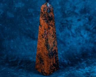 A Mahogany Obsidian Obelisk in excellent condition.
