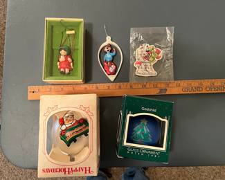 Variety Of Hallmark Ornaments 